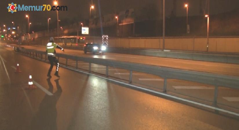 İstanbul’da trafik ekipleri gece boyu kısıtlamaya yönelik denetim gerçekleştirdi