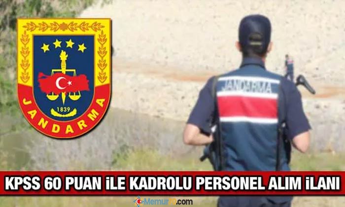 Jandarma’ya kadrolu personel alınıyor