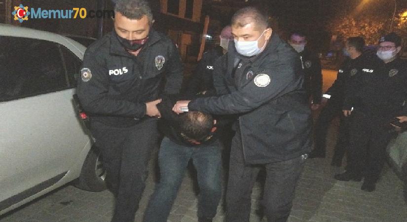 Polisin gözü önünde hava ateş açıp kaçmak istediler, kıskıvrak yakalandılar