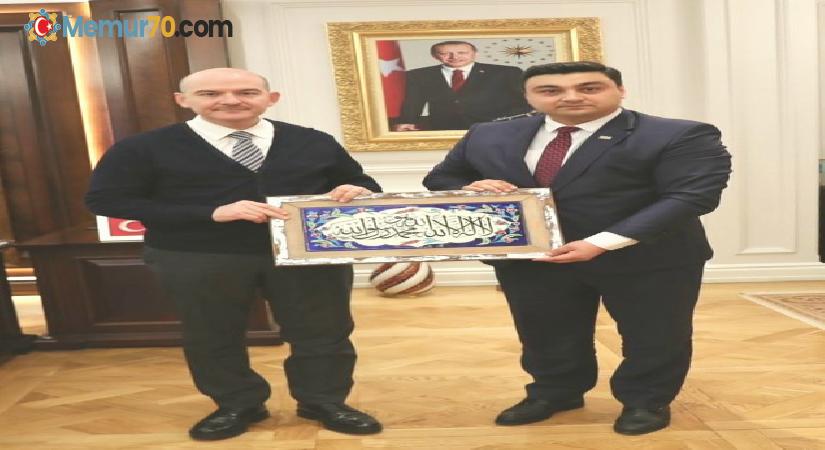 İçişleri Bakanı Soylu’ya anlamlı ziyaret