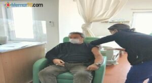 Kadir İnanır korona virüs aşısını Muğla’da oldu