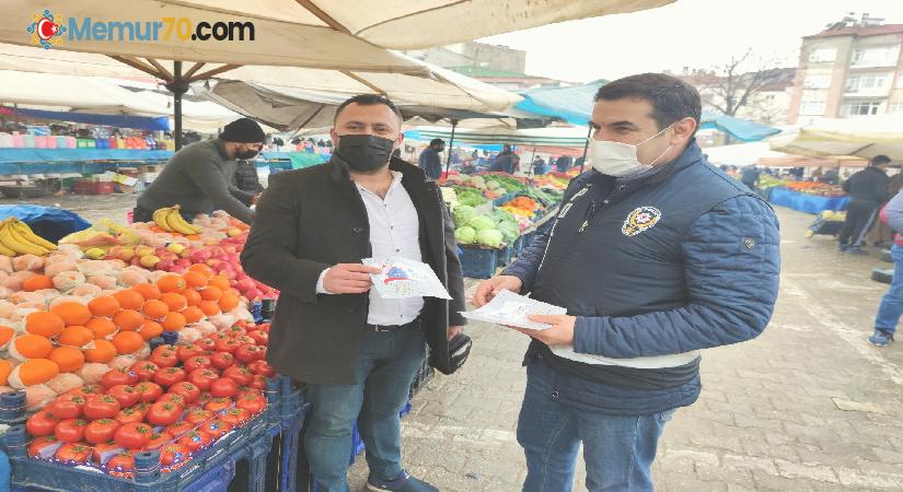 4 ay sonra kurulan ilk cumartesi pazarında vatandaşlara uyarı