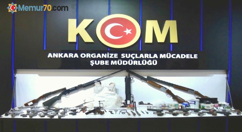Ankara merkezli silah kaçakçılığı operasyonu: 8 gözaltı
