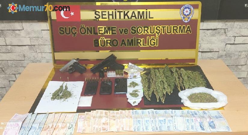 Gaziantep’te uyuşturucu operasyonu: 4 gözaltı