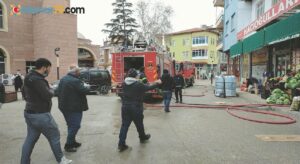 Osmancık’ta market yangını