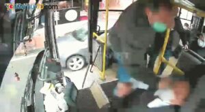 Otobüs sürücüsünü darp ederek kaçan şahıs gözaltına alındı