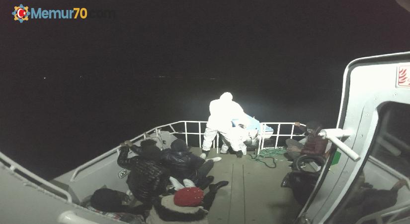 8 göçmeni Sahil Güvenlik ekipleri kurtardı