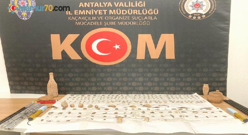 Antalya’da tarihi eser kaçakçılığı operasyonu