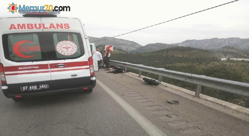 Antalya’da hız motosikleti kazası: 2 ölü