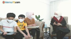 Emine Erdoğan, Suriyeli bir aileyi ziyaret etti