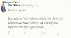 Genel Sekreter Bayram’ın sosyal medya hesabına saldırı