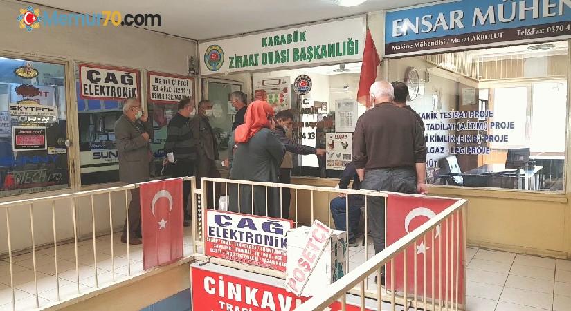 Kapanmadan muaf olmak isteyen soluğu Ziraat Odası’nda aldı