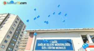 Otizm Farkındalık Günü’nde mavi balon uçurdular