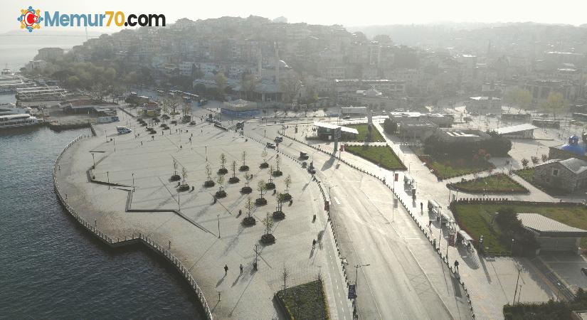 Tam kapanma sonrası Kadıköy ve Üsküdar’da meydanlar sessizliğe büründü