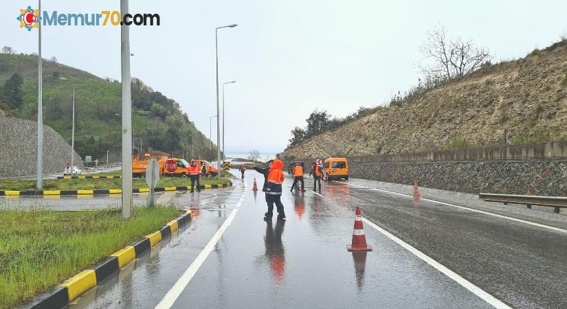 Zonguldak-İstanbul karayolu ulaşıma kapandı