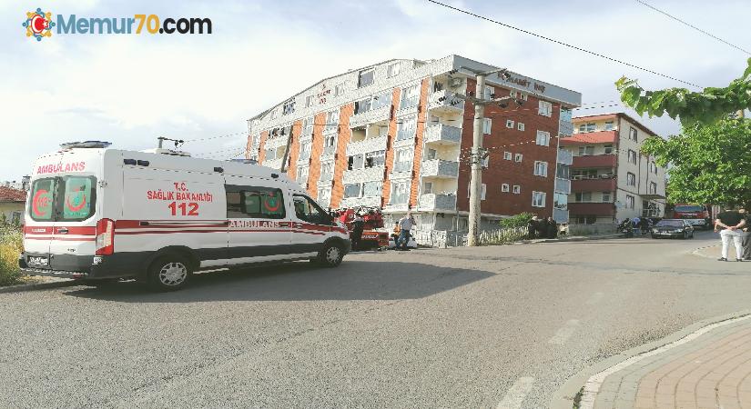 Apartman dairesinde çıkan yangın paniğe sebep oldu