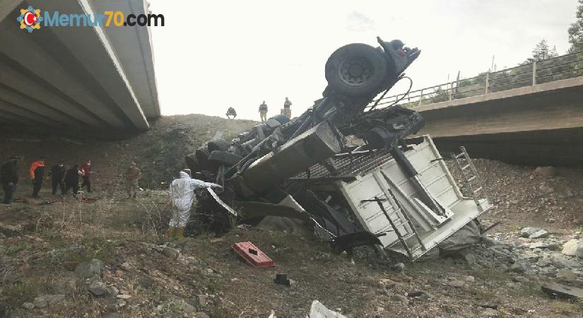 Gümüşhane’de tır kaza yaptı: 1 ölü