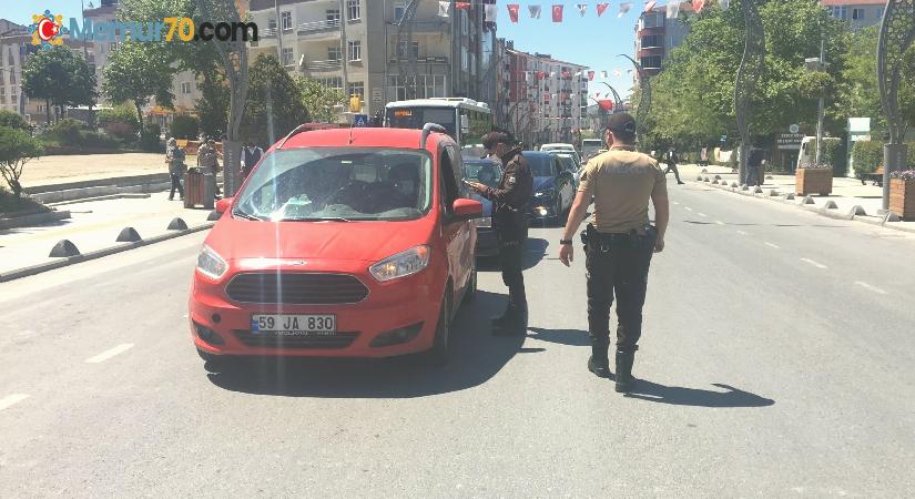 İlçenin giriş ve çıkışları mercek altında