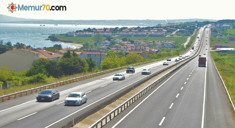 İstanbul-Tekirdağ yolunda çift yönlü yoğunluk var