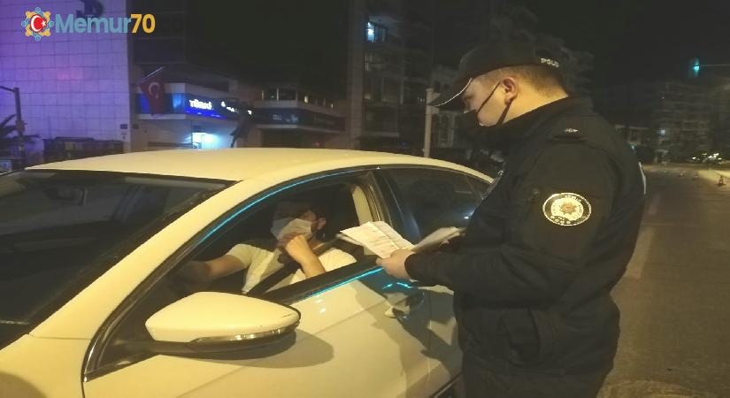 İzmir’de gece saatlerinde ‘tam kapanma’ denetimi