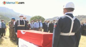 Siirt’te şehit güvenlik korucusu için tören düzenlendi