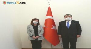 AK Parti Edirne Milletvekili Fatma Aksal Sağlık Bakanı Fahrettin Koca ile görüştü
