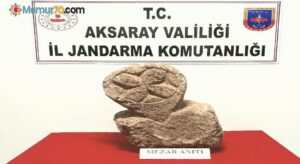 Aksaray jandarmadan tarihi eser kaçakçılarına darbe