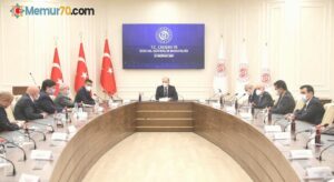 Bakan Bilgin, TİSK Yönetim Kurulu Üyelerini kabul etti