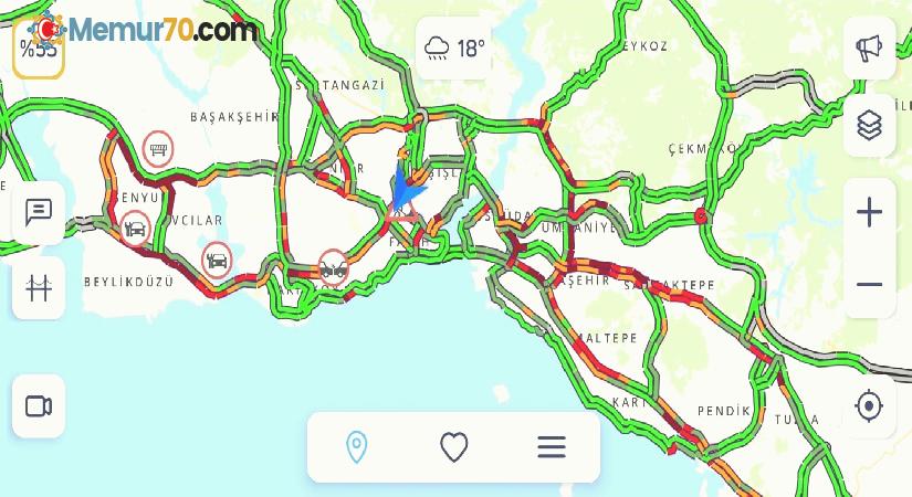 İstanbul’da kısıtlama sonrası trafik yoğunluğu