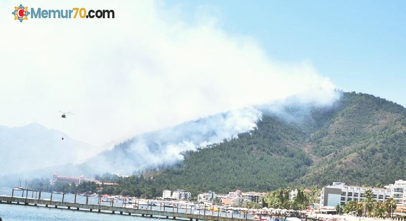 Marmaris’te orman yangını