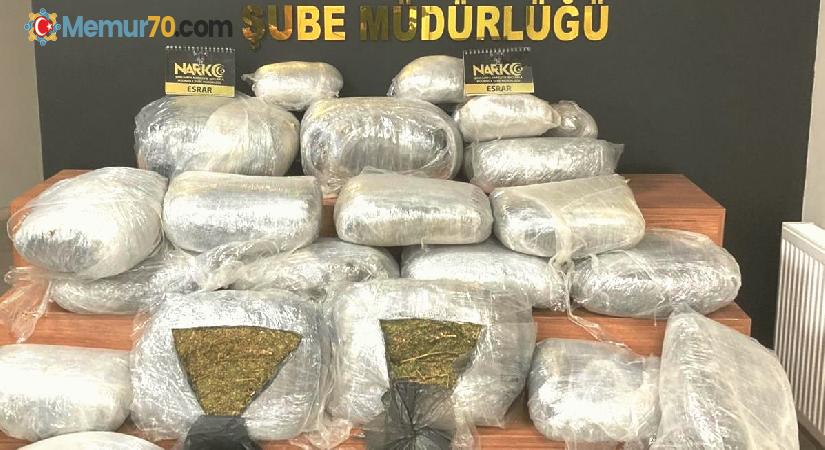 Şanlıurfa’da 125 kilogram esrar maddesi ele geçirildi