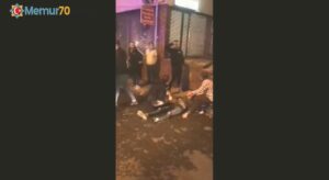 Ticari taksi ile motosiklet çarpıştı, kardeşini yerde gören ağabeyin feryatları yürekleri dağladı