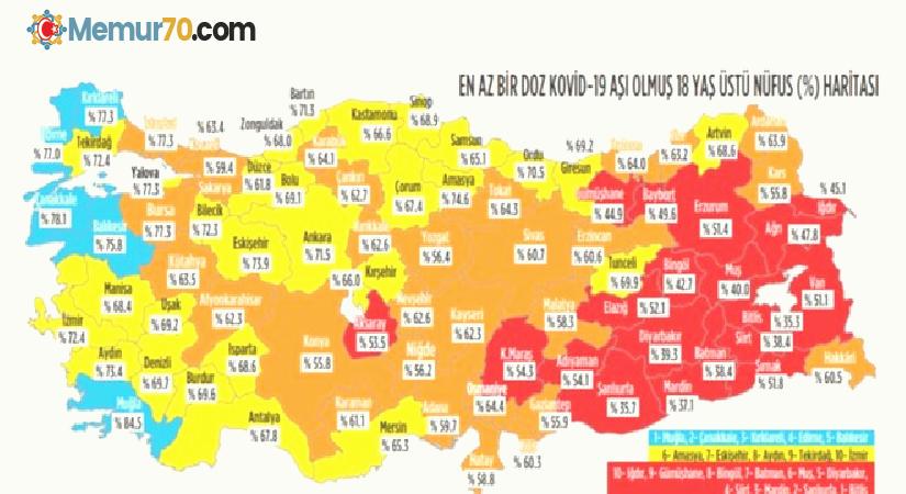 Aşı oranı düşük illerde vaka rekoru