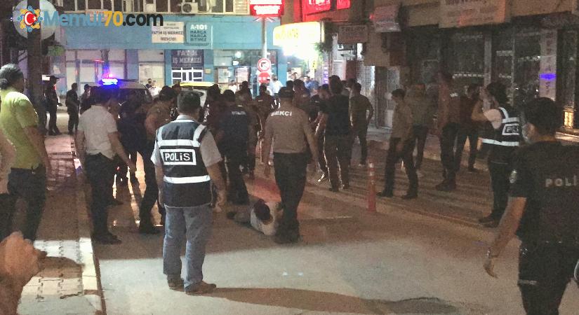 Denetim sırasında çıkan kavgaya polis müdahale etti