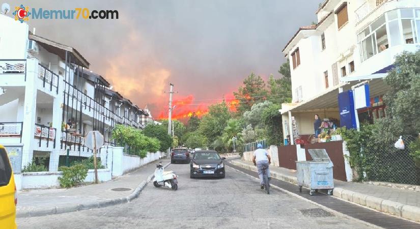 Marmaris’teki yangında bir kişi hayatını kaybetti