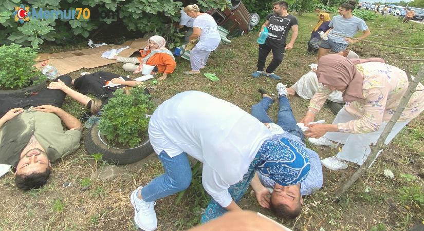 Samsun’da trafik kazası: 6 yaralı