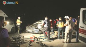 Sivas’ta trafik kazası: 1 ölü, 2 yaralı