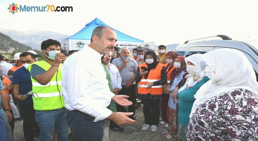 Adalet Bakanı Gül: “Yangınlar hepimizin yüreğini yaktı”