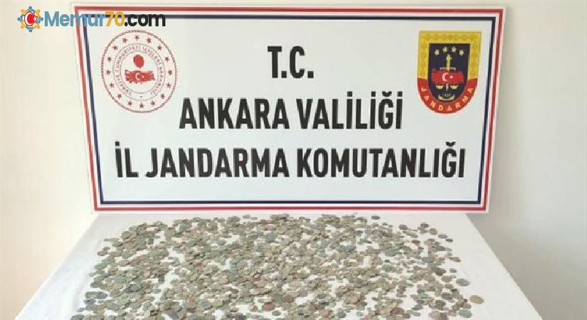 Ankara’da 2 bin 30 sikke ele geçirildi