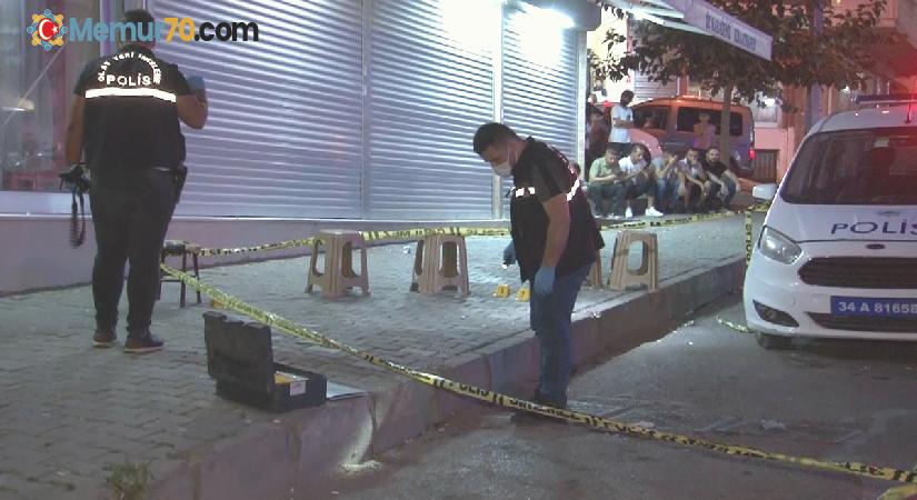 Arnavutköy’de  kahvehanede oturan kişiye silahlı saldırı