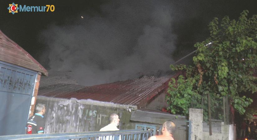 Beykoz’da cam atölyesinde korkutan yangın