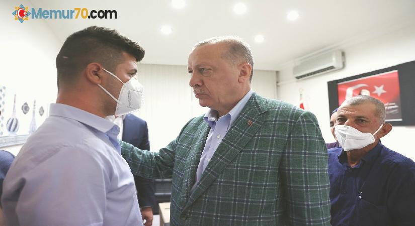 Cumhurbaşkanı Erdoğan’dan Şahin Akdemir’in ailesine taziye ziyareti