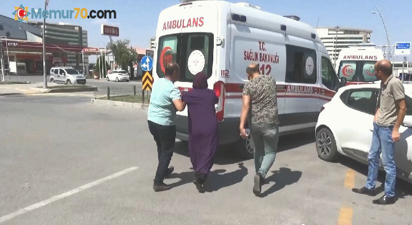 Kaza yapan kocasını öldü sanıp ambulansın peşine koştu