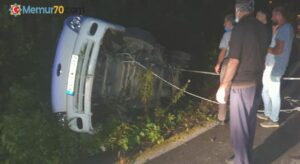 Trabzon’da kamyonet devrildi: 3 yaralı