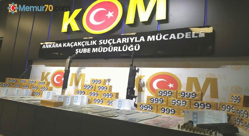 Başkent’te 210 milyon liralık uyuşturucu ele geçirildi