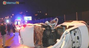 Lastiği patlayan otomobil kazaya neden oldu: 3 ölü, 3 yaralı