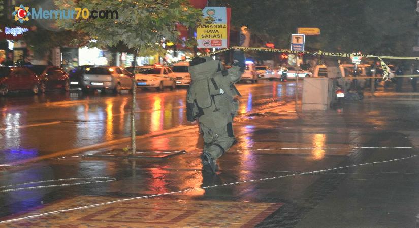 Malatya’da ATM’de unutulan paket fünyeyle patlatıldı