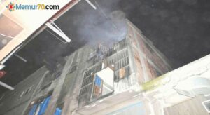 Bayrampaşa’da cila atölyesinde yangın: 1 itfaiye eri dumandan etkilendi