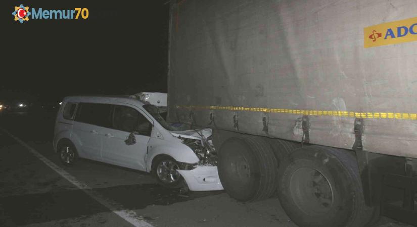 Konya’da 4 araç zincirleme kazaya karıştı: 1 ölü, 1 yaralı