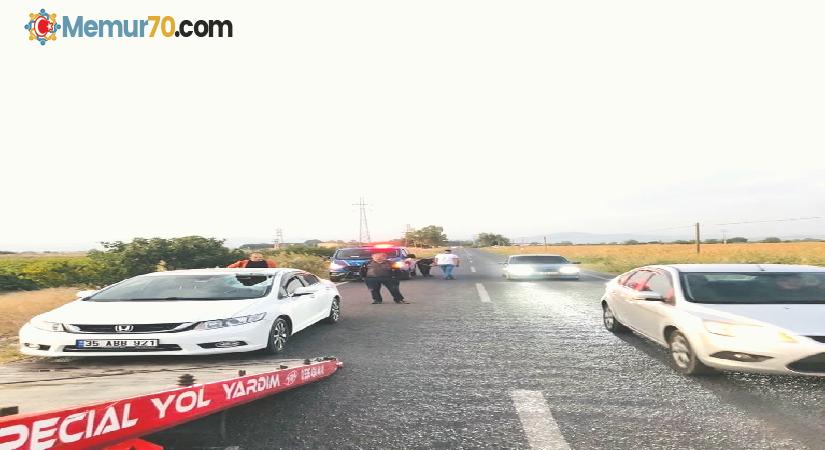 Manisa’da otomobilin camına merdiven çarptı: 2’si çocuk, 5 yaralı